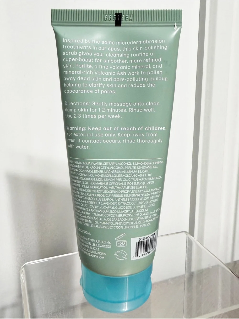 BLISS Skin-Renewing Microdermabrasion Scrub, 3.4 fl oz / 100 mL ~ New & Sealed